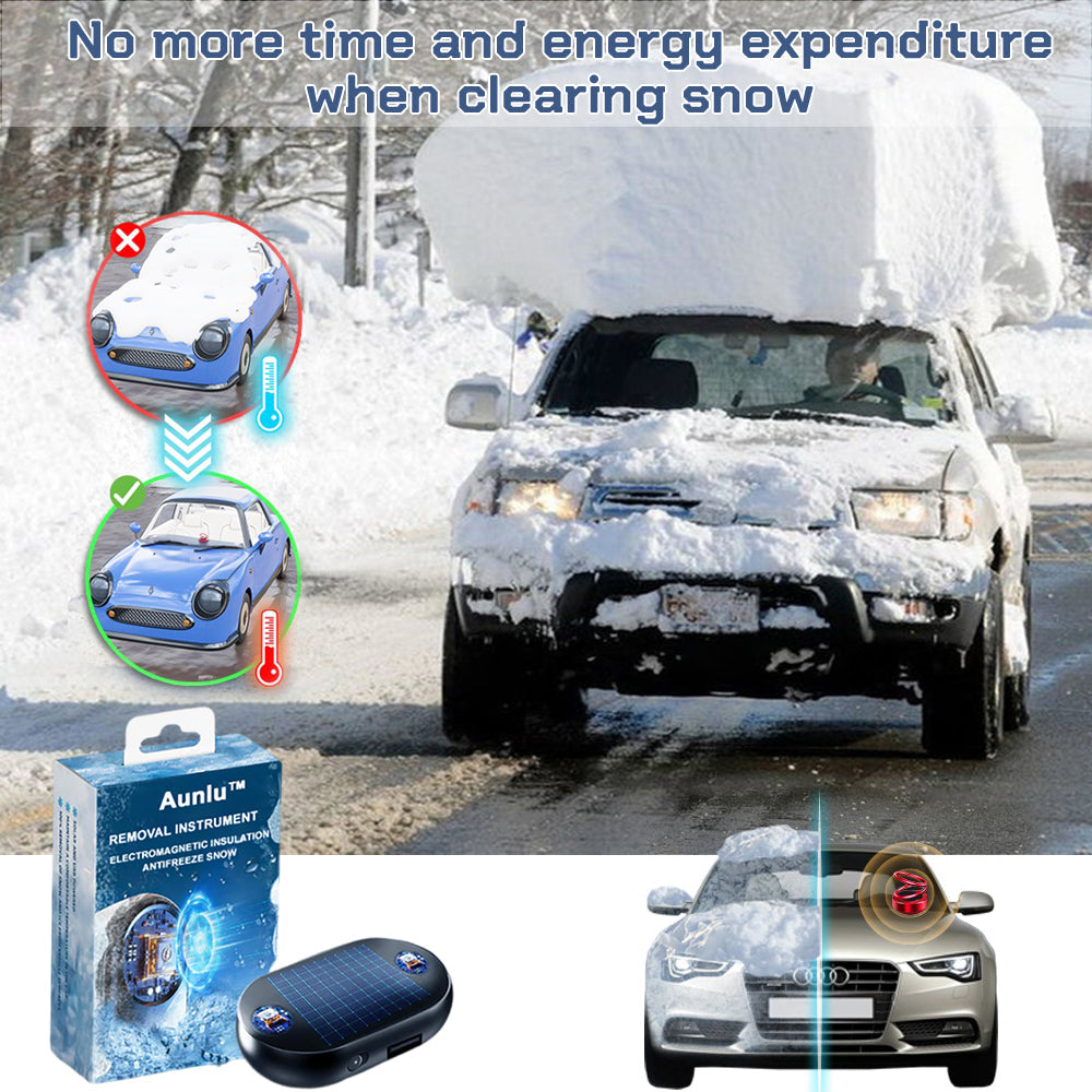Solar Driven Electromagnetic Molecular Antifreeze Car Defroster Snow  Removal ++